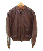 アビレックス AVIREX A-2 Leather Flight Jacket レザー フライト ジャケット VINTAGE TYPE LIMITED VERSION MADE IN USA 38 ジャケット ブラウン 103MT-2623