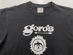 ヴィンテージ vintage 90's 90年代 goro's ゴローズ United Sports USA製 両面プリント ロゴ 黒 Tシャツ プリント ブラック Mサイズ 104MT-1192