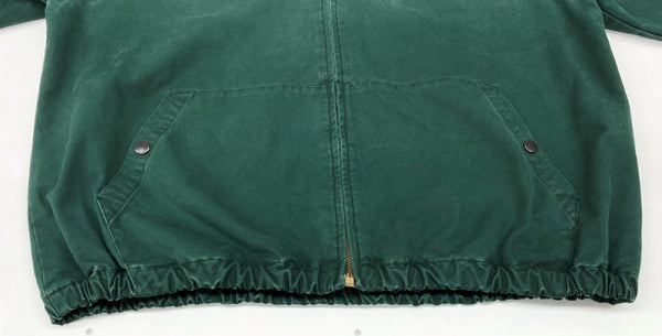 ラルフローレン RalphLauren 90's SWING TOP スウィングトップ 裏地チェック アウター ジャケット 緑 ジャケット ロゴ グリーン Mサイズ 104MT-2308