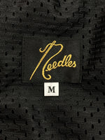 ニードルス Needles Velour Narrow Track Pant ベロア ナロー トラック パンツ サイドライン 蝶 ジップポケット ジャージ 青 黒 刺繍 OT235 ボトムスその他 ブラック Mサイズ 104MB-196