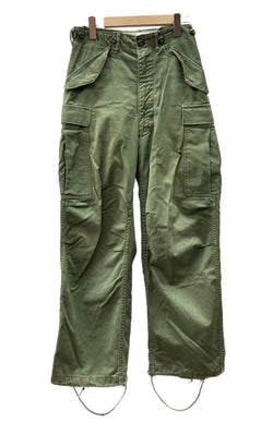 ミリタリー Military 60s 60年代 M-51 フィールドパンツ 後期 U.S.ARMY アメリカ軍 Vintage ヴィンテージ 緑 R-XS 無地 カーゴパンツ カーキ Regular X-small 104MB-310
