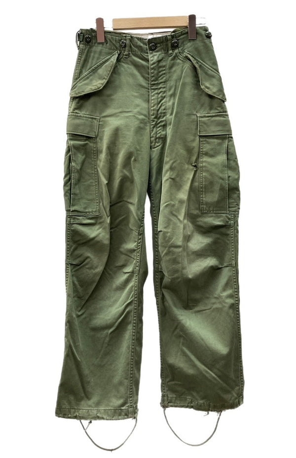 ミリタリー Military 60s 60年代 M-51 フィールドパンツ 後期 U.S.ARMY アメリカ軍 Vintage ヴィンテージ 緑 R-XS 無地 カーゴパンツ カーキ Regular X-small 104MB-310