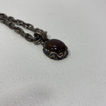【中古】ビザール bizarre ネックレス 琥珀 メンズジュエリー・アクセサリー ネックレス・ペンダント シルバー 201goods-545