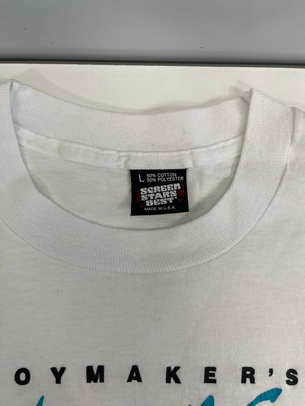 ヴィンテージ vintage 80s ©1987 Lamp TOYMAKER'S dream 舞台  US古着 Tシャツ ホワイト Lサイズ 101MT-4665