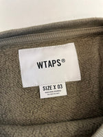 ダブルタップス WTAPS 22AW AII 02/SWEATER/COTTON.WUT ダブルタップス エーアイアイ スウェットシャツ オリーブドラブ クルーネック 222ATDT-CSM19 3 スウェット カーキ 101MT-5245