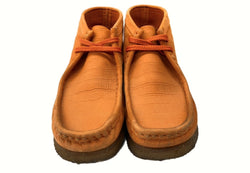 クラークス Clarks 12年製 EMBOSSED CROCODILE WALLABEE BOOT エンボス クロコダイル ワラビー ブーツ メンズ靴 ブーツ その他 オレンジ 26.5cm 104-shoes290