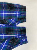 ヴィヴィアンウエストウッド Vivienne Westwood MAN ハーフジップフーディ パーカー ライトアウター チェック柄 サイズ46 パーカ ブルー 101MT-3778