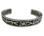 シルバー Silver 平打バングル 唐草模様 メンズジュエリー・アクセサリー バングル シルバー 101goods-183