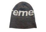 シュプリーム SUPREME BIG LOGO BEANIE ビッグ ロゴ ビーニー ニット帽 帽子 灰 帽子 メンズ帽子 ニット帽 ロゴ グレー 104H-46