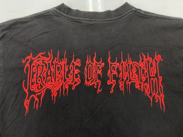 バンド band Cradle Of Filth クレイドル・オブ・フィルス 音楽T バンT THE ROXX 黒 Tシャツ プリント ブラック Lサイズ 104MT-1852