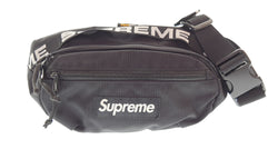 シュプリーム SUPREME 18SS Waist Bag テープロゴ ウエストバッグ ショルダーバッグ 黒 バッグ メンズバッグ ショルダーバッグ・メッセンジャーバッグ ブラック 103B-101