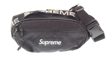 シュプリーム SUPREME 18SS Waist Bag テープロゴ ウエストバッグ ショルダーバッグ 黒 バッグ メンズバッグ ショルダーバッグ・メッセンジャーバッグ ブラック 103B-101