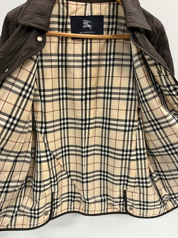 バーバリー Burberry LONDON ロンドン キルティング ジャケット FD222-650-55 ジャケット ブラウン サイズ11 101LT-154