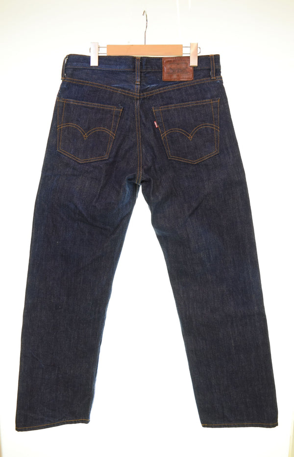 リーバイス Levi's 90s USA製 赤耳 ボタン裏501 501XX ストレート デニムパンツ 0657-0217 デニム ブルー 33 103MB-577