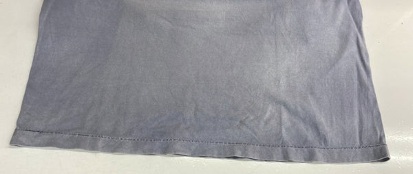 セントマイケル SAINT MICHAEL SS TEE M6  ユニセックス UNISEX クルーネック リラックスフィット ロゴ NAVY 水色 SM-S22-0000-026 XL Tシャツ プリント ブルー 104MT-189