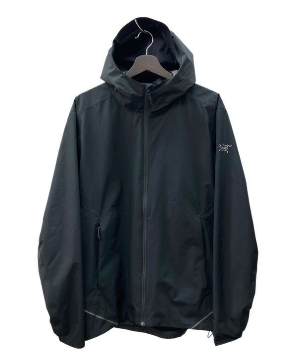 アークテリクス ARC’TERYX Solano Hoody ソラノ フーディ GORE-TEX ゴアテックス マウンテンパーカー ワンポイント 黒 ジャケット ロゴ ブラック Mサイズ 104MT-1546