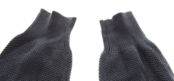 シュプリーム SUPREME ワッフル ニット セーター ワンポイント 刺繍 セーター ネイビー Sサイズ 103MT-2866