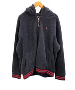 ラルフローレン RalphLauren POLO ポロ ボアパーカー 紺 フーディ XL パーカ ネイビー LLサイズ 101MT-3763