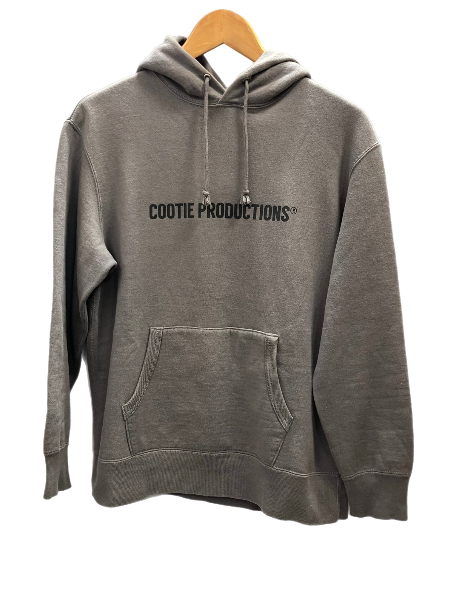 クーティー COOTIE Productions Print Pullover PARKA Logo プルオーバー ロゴ プリント パーカ グレー Sサイズ 101MT-3141