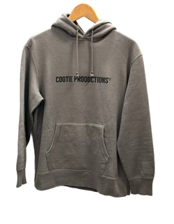 クーティー COOTIE PRODUCTIONS PRINT PULLOVER PARKA LOGO プルオーバー ロゴ　プリント パーカ グレー Sサイズ 101MT-3141