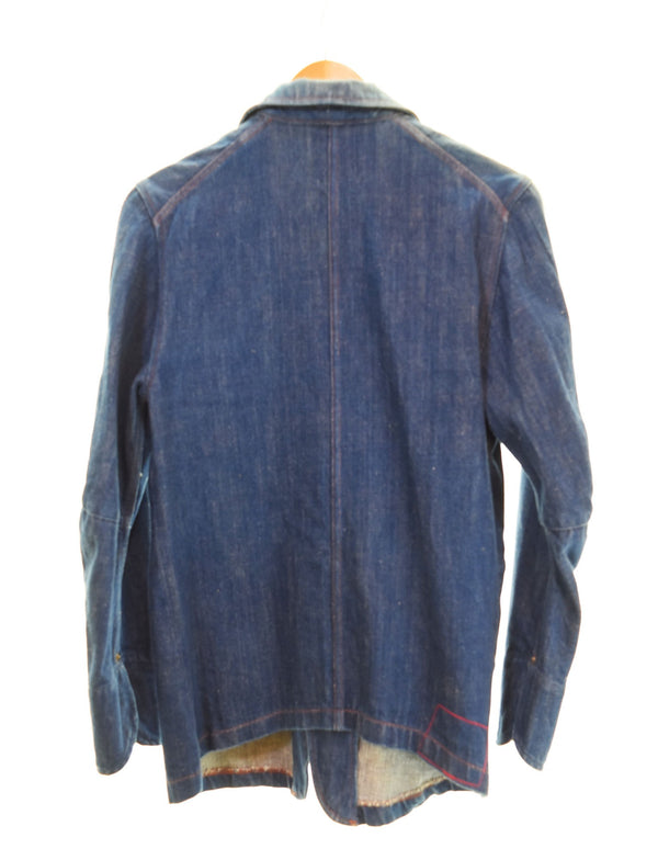 リーバイス Levi's RED リーバイスレッド 初期 2004年製 1st COAT DENIM COVERALL デニム カバーオール サック  MADE IN TUNISIA WPL-423 ジャケット ブルー Sサイズ 103MT-2245