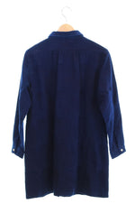 ブルートリック BLUE TRICK OKAYAMA 岡山 刺し子 ショップコート シャツ 4791 コート ブルー LLサイズ 103MT-1794