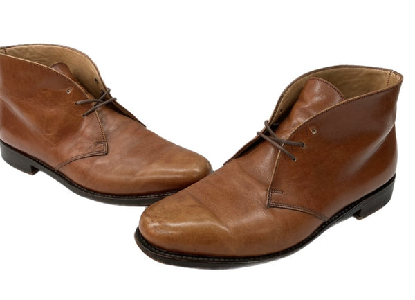 パラブーツ Paraboot CHUKKA BOOTS チャッカ ブーツ プレーントゥ レースアップ 革靴 シューズ 茶 メンズ靴 ブーツ チャッカ ブラウン 7 1/2K 104S-754