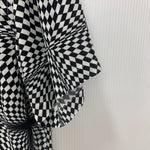 ステューシー STUSSY Psychedelic Checker Shirt 半袖シャツ ホワイト Mサイズ 201MT-3906