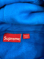 シュプリーム SUPREME Cropped Panels Hooded Sweatshirt クロップド パネル フーデッド スウェットシャツ フーディー パーカー パーカ ブルー Mサイズ 101MT-3407