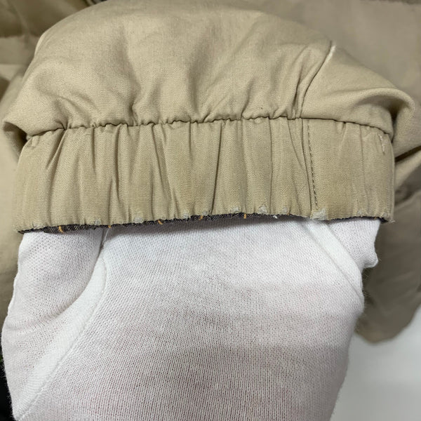 フレッドペリー FRED PERRY リバーシブルダウンジャケット FPJ123 ジャケット ベージュ Lサイズ 201MT-4790