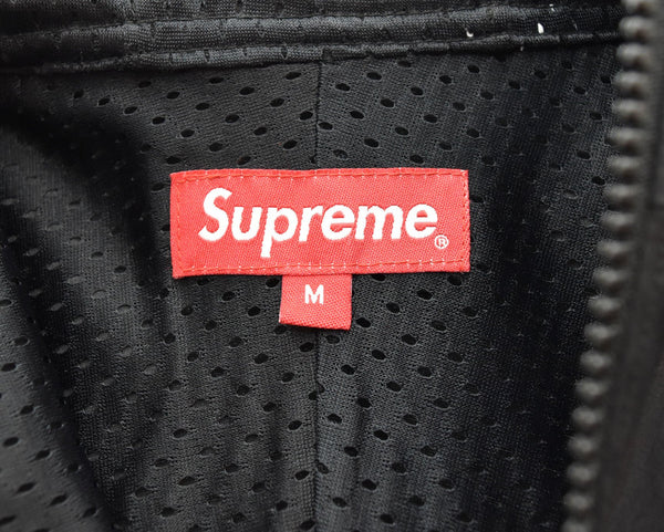 シュプリーム SUPREME 18SS Reflective Taping Hooded Pullover リフレクティブ テーピング フーデッド プルオーバー ジャケット 黒 ジャケット ブラック Mサイズ 103MT-2120