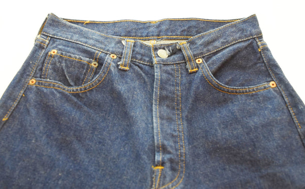 リーバイス LEVI'S 70s 73年11月製 501 66前期 ボタン裏6 赤耳 Denim Jeans デニムパンツ 濃紺 デニム ブルー 103MB-321