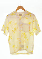 メゾンキツネ MAISON KITSUNE アロハシャツ ハワイアンシャツ ベージュ KMH30500 半袖シャツ ベージュ SSサイズ 103MT-1972
