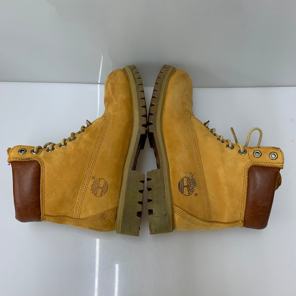 ティンバーランド Timberland イエローブーツ 6941R メンズ靴 ブーツ ワーク ブラウン 25.5cmサイズ 201-shoes1362