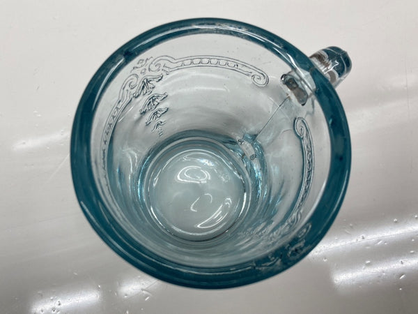 ファイアーキング Fire-King 40s Philbe Mug フィルビー マグ サファイアブルー Dハンドル 無刻印 USA製 耐熱 加工 マグカップ 青 その他 総柄 ブルー 104Z-15