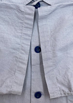 スタンダードカリフォルニア STANDARD CALIFORNIA SD WORK SHIRT ワーク シャツ ボーリング オープン チェーン刺繍 半袖 青 半袖シャツ ロゴ ブルー Lサイズ 104MT-1319