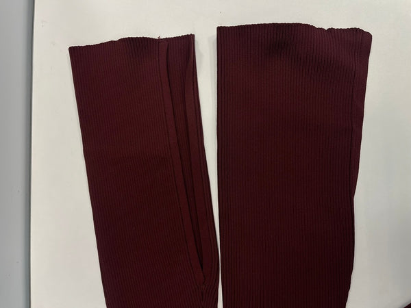 アニュアンス anuans ティアードデザインスリットニットワンピース BURGUNDY バーガンディ 1523531358-0 ワンピース ワインレッド フリーサイズ 101LT-179