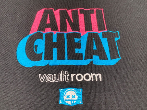ボルトルーム VAULTROOM ANTI CHEAT Hoodie アンチ チート フーディ スウェット パーカー 黒 パーカ 刺繍 ブラック Lサイズ 104MT-1884