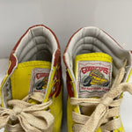 【曜日割引対象外】 グッドガイズ GOOD GUYS 80's ファイヤーパターン ハイカット メンズ靴 スニーカー イエロー 26cmサイズ 201-shoes1586 VB