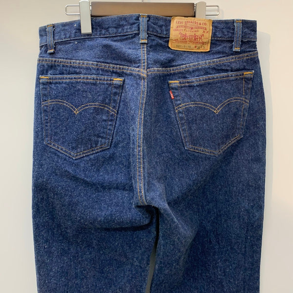 【曜日割引対象外】 リーバイス Levi's 80's 501-0115 脇割り ワンウォッシュ程度 USA製 デニム W36 L36サイズ 201MB-796 VB