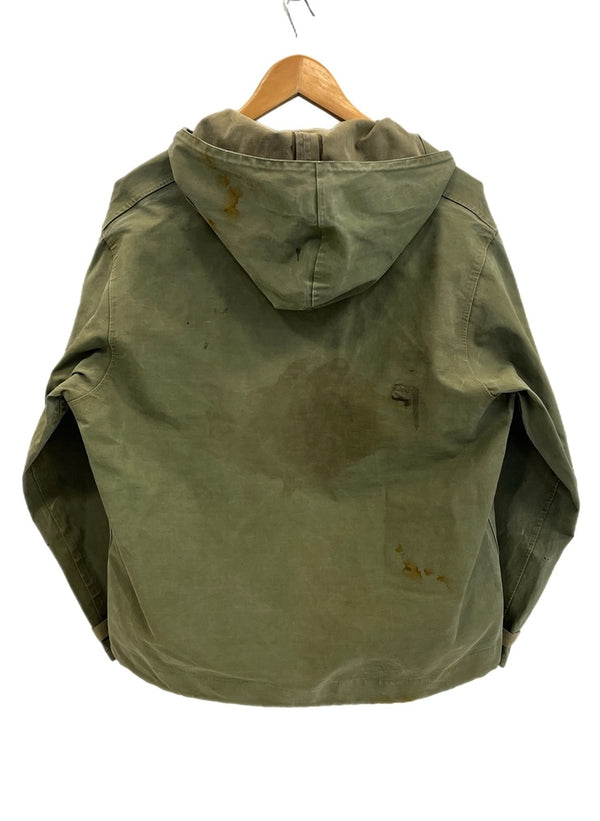 ミリタリー military ヴィンテージ Vintage 40s US ARMY デッキレインパーカー ステンシル入り ジャケット カーキ Sサイズ 101MT-4880