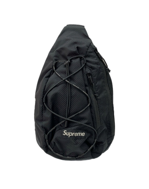 シュプリーム SUPREME 22SS SLING BAG スリング バッグ CORDURA ショルダー 斜め掛け かばん 黒  バッグ メンズバッグ ショルダーバッグ・メッセンジャーバッグ ロゴ ブラック 104B-77