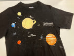ヴィンテージ vintage 90's 90年代 Hanes HaRlequin 宇宙 惑星 アートプリント スーベニアT MADE IN USA アメリカ製 Tシャツ ブラック Sサイズ 101MT-4814