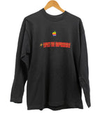 ヴィンテージ vintage 90's 90年代 SCREEN STARS Apple × MISSION:IMPOSSIBLE EXPECT THE IMPOSSIBLE アップル ミッションインポッシブル 企業 ムービーT ロンT ブラック Lサイズ 101MT-5181
