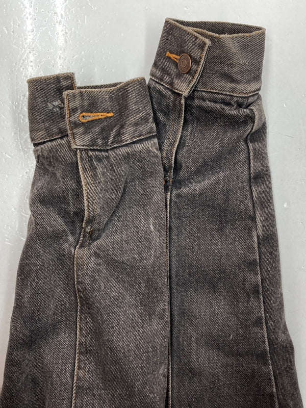 ラルフローレン RalphLauren 2nd type BLACK DENIM JACKET ブラック デニム ジャケット 裏地ブランケット 襟コーデュロイ Gジャン 黒 ジャケット ロゴ ブラック Lサイズ 104MT-1527