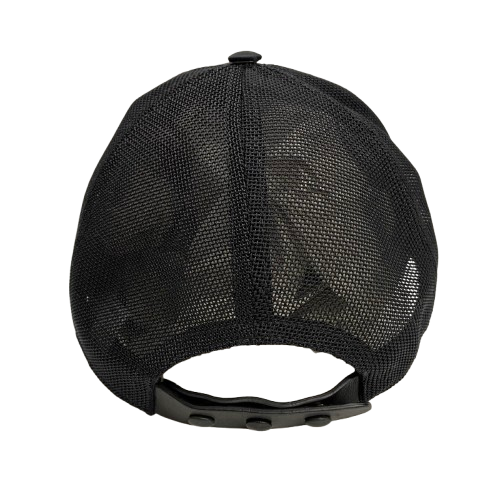 【中古】バーバリー Burberry メッシュキャップ 帽子 メンズ帽子 キャップ ブラック Mサイズ 201goods-724