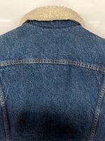 リーバイス Levi's 80s BOA DENIM JACKET ボア デニム ジャケット Gジャン ボタン ヴィンテージ USA製 アウター インディゴ 青 70608 34R ジャケット ロゴ ブルー 104MT-2147