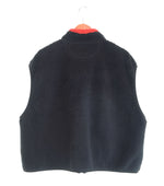 ダブレット doublet 18AW POLYESTER" FLEECE VEST ポリエステルフリースベスト 18AW23VE06 ベスト ブラック Mサイズ 103MT-2500
