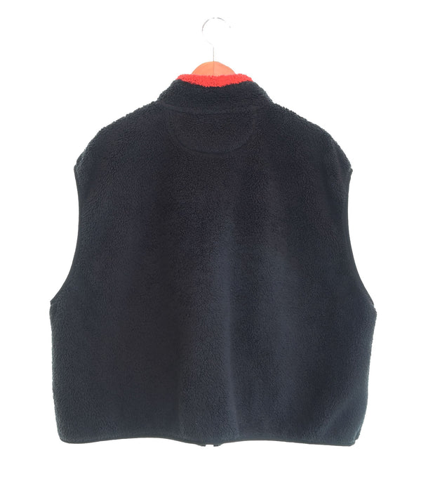 ダブレット doublet 18AW POLYESTER" FLEECE VEST ポリエステルフリースベスト 18AW23VE06 ベスト ブラック Mサイズ 103MT-2500