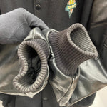 【曜日割引対象外】 ステアブランド STEER BRAND 90's USA製 ウール スタジャン ジャケット ブラック Lサイズ 201MT-4608 VB